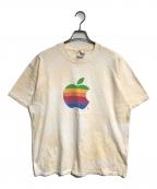 Hanesヘインズ）の古着「企業ロゴTシャツ」｜アイボリー