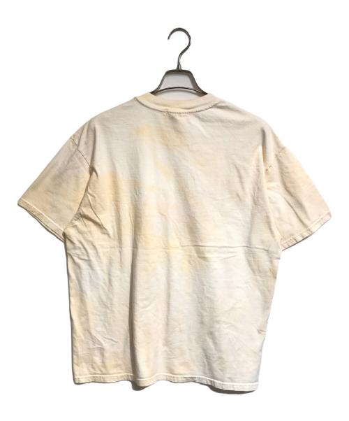 Hanes（ヘインズ）Hanes (ヘインズ) 企業ロゴTシャツ アイボリー サイズ:XLの古着・服飾アイテム