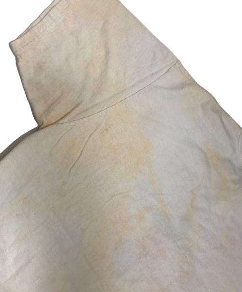 Hanes（ヘインズ）Hanes (ヘインズ) 企業ロゴTシャツ アイボリー サイズ:XLの古着・服飾アイテム