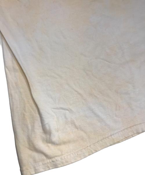 Hanes（ヘインズ）Hanes (ヘインズ) 企業ロゴTシャツ アイボリー サイズ:XLの古着・服飾アイテム