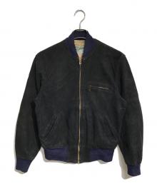 BIRKDALE（バークデール）の古着「ヌバックレザージャケット」｜ブラック
