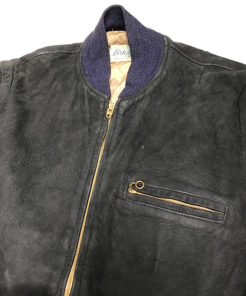 BIRKDALE（バークデール）BIRKDALE (バークデール) ヌバックレザージャケット ブラック サイズ:不明の古着・服飾アイテム
