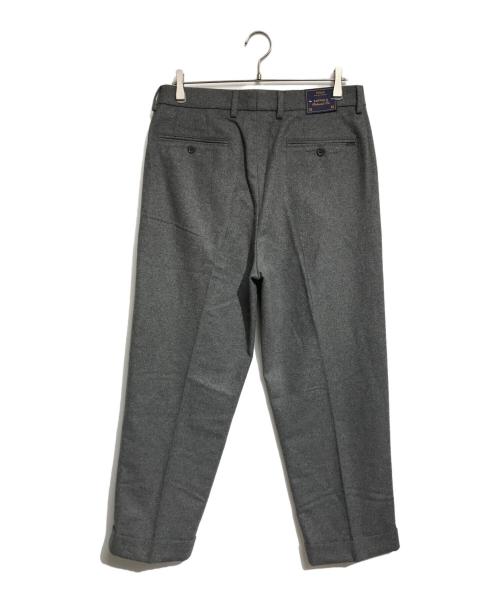 POLO RALPH LAUREN（ポロ・ラルフローレン）POLO RALPH LAUREN (ポロ・ラルフローレン) フランネル2タックパンツ グレー サイズ:32/32 未使用品の古着・服飾アイテム