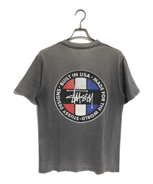 stussy（ステューシー）stussy (ステューシー) プリントTシャツ グレー サイズ:Mの古着・服飾アイテム