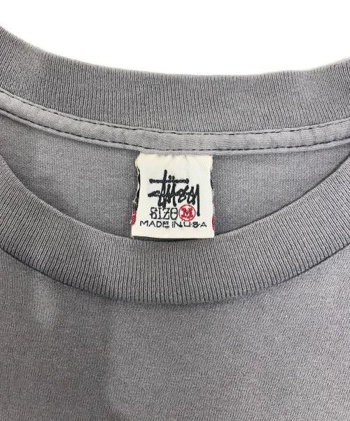 stussy（ステューシー）stussy (ステューシー) プリントTシャツ グレー サイズ:Mの古着・服飾アイテム