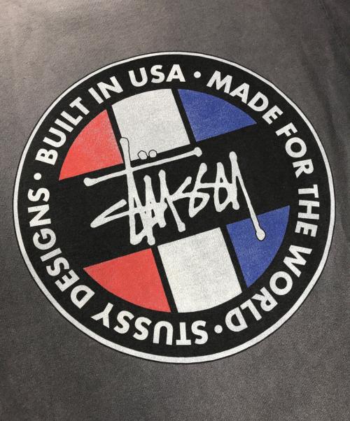 stussy（ステューシー）stussy (ステューシー) プリントTシャツ グレー サイズ:Mの古着・服飾アイテム