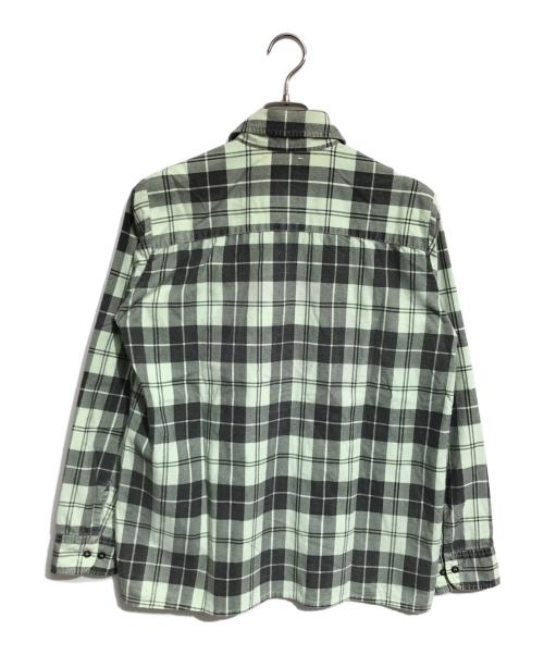 N.HOOLYWOOD（エヌ ハリウッド）N.HOOLYWOOD (エヌ ハリウッド) ターゲットネルシャツ 黄緑 サイズ:Sの古着・服飾アイテム