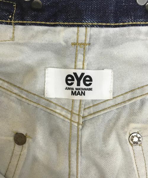 JUNYA WATANABE MAN（ジュンヤワタナベマン）JUNYA WATANABE MAN (ジュンヤワタナベマン) LEVI'S (リーバイス) BerBerJin (ベンベルジン) ナイロンチノクロスプリントデニムパンツ インディゴ サイズ:Sの古着・服飾アイテム