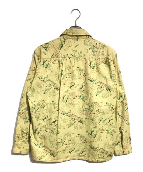 Marlboro Sportswear（マルボロスポーツウェア）Marlboro Sportswear (マルボロスポーツウェア) 長袖シャツ イエロー サイズ:Lの古着・服飾アイテム