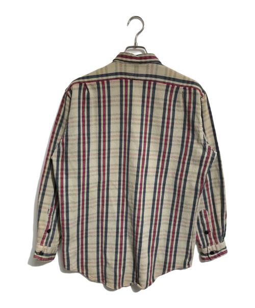RRL（ダブルアールエル）RRL (ダブルアールエル) チェックネルシャツ ベージュ サイズ:Mの古着・服飾アイテム
