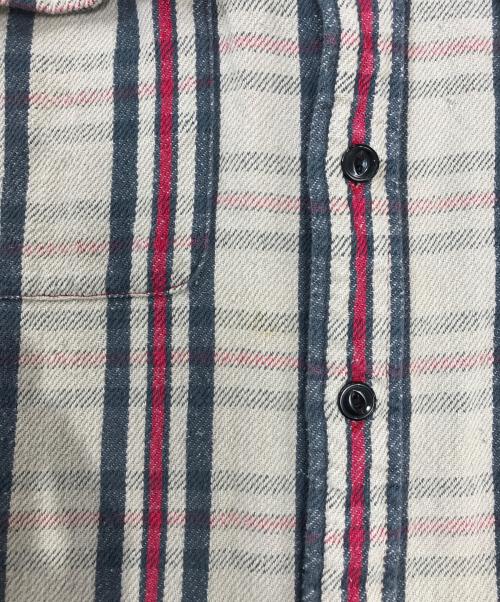 RRL（ダブルアールエル）RRL (ダブルアールエル) チェックネルシャツ ベージュ サイズ:Mの古着・服飾アイテム