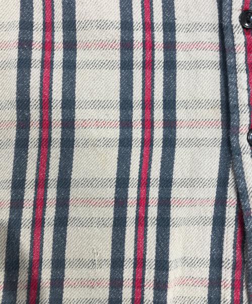 RRL（ダブルアールエル）RRL (ダブルアールエル) チェックネルシャツ ベージュ サイズ:Mの古着・服飾アイテム