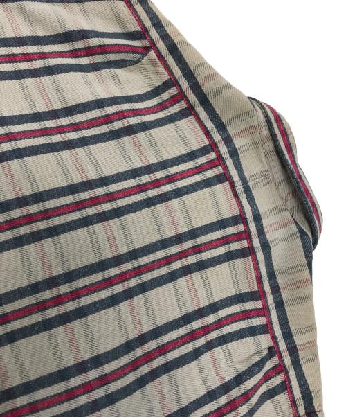 RRL（ダブルアールエル）RRL (ダブルアールエル) チェックネルシャツ ベージュ サイズ:Mの古着・服飾アイテム