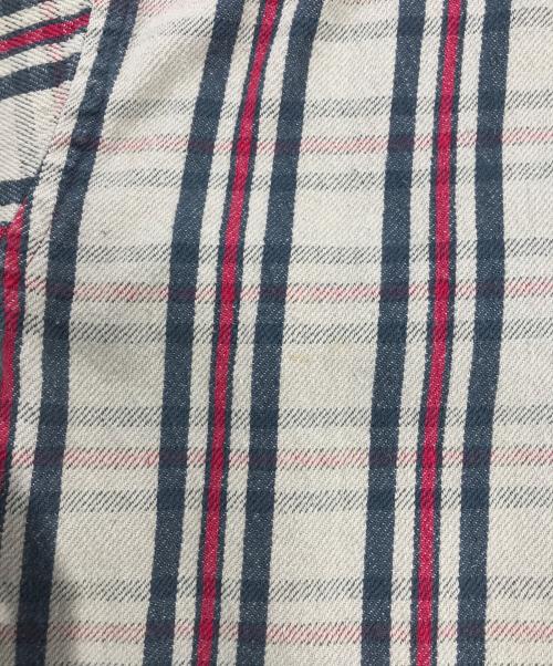 RRL（ダブルアールエル）RRL (ダブルアールエル) チェックネルシャツ ベージュ サイズ:Mの古着・服飾アイテム