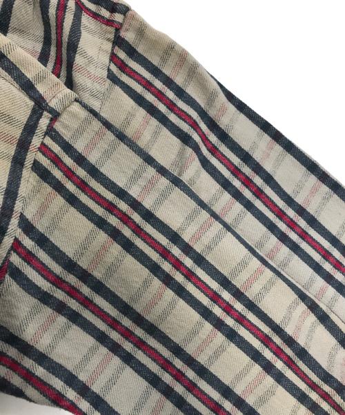 RRL（ダブルアールエル）RRL (ダブルアールエル) チェックネルシャツ ベージュ サイズ:Mの古着・服飾アイテム