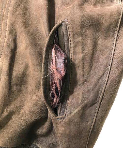 VIKING（バイキング）VIKING (バイキング) ヌバックレザーブルゾン ブラウン サイズ:42の古着・服飾アイテム