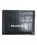 BALENCIAGAバレンシアガ）の古着「型押しカードケース」｜ブラック