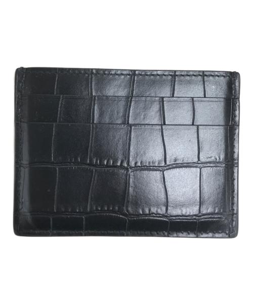 BALENCIAGA（バレンシアガ）BALENCIAGA (バレンシアガ) 型押しカードケース ブラック サイズ:表記なしの古着・服飾アイテム