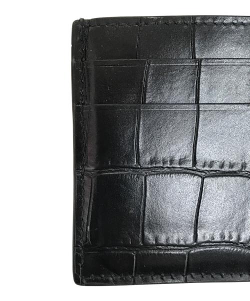 BALENCIAGA（バレンシアガ）BALENCIAGA (バレンシアガ) 型押しカードケース ブラック サイズ:表記なしの古着・服飾アイテム