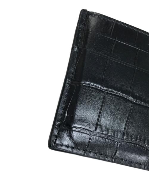 BALENCIAGA（バレンシアガ）BALENCIAGA (バレンシアガ) 型押しカードケース ブラック サイズ:表記なしの古着・服飾アイテム