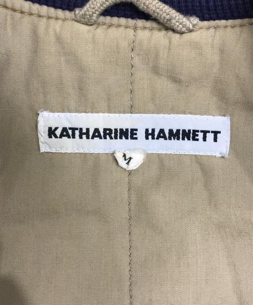 KATHARINE HAMNETT（キャサリンハムネット）KATHARINE HAMNETT (キャサリンハムネット) デニムボンバージャケット インディゴ サイズ:Mの古着・服飾アイテム