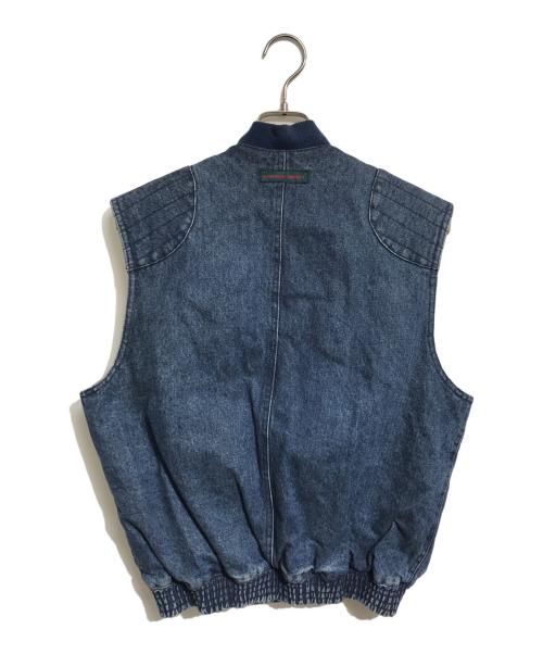 KATHARINE HAMNETT（キャサリンハムネット）KATHARINE HAMNETT (キャサリンハムネット) デニムカーゴベスト インディゴ サイズ:Mの古着・服飾アイテム
