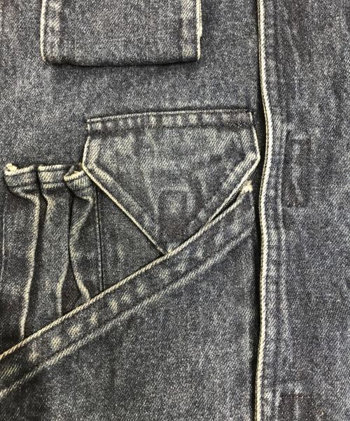 KATHARINE HAMNETT（キャサリンハムネット）KATHARINE HAMNETT (キャサリンハムネット) デニムカーゴベスト インディゴ サイズ:Mの古着・服飾アイテム