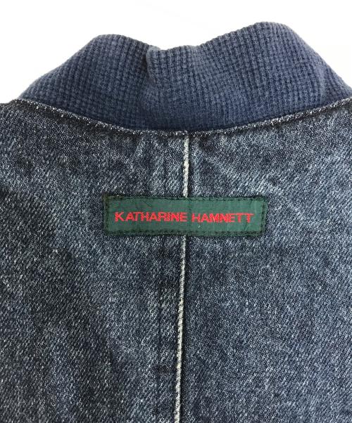 KATHARINE HAMNETT（キャサリンハムネット）KATHARINE HAMNETT (キャサリンハムネット) デニムカーゴベスト インディゴ サイズ:Mの古着・服飾アイテム