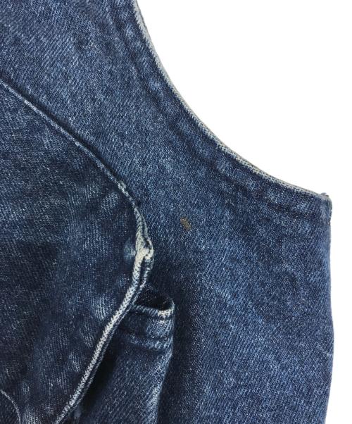 KATHARINE HAMNETT（キャサリンハムネット）KATHARINE HAMNETT (キャサリンハムネット) デニムカーゴベスト インディゴ サイズ:Mの古着・服飾アイテム