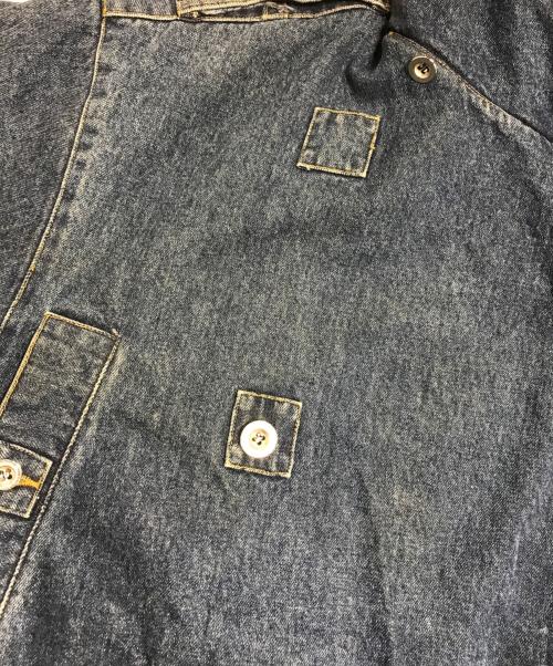KATHARINE HAMNETT（キャサリンハムネット）KATHARINE HAMNETT (キャサリンハムネット) デニムモッズコート インディゴ サイズ:Mの古着・服飾アイテム
