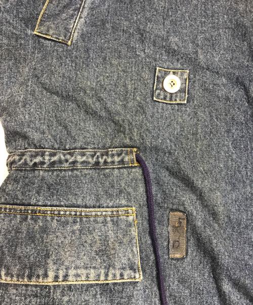 KATHARINE HAMNETT（キャサリンハムネット）KATHARINE HAMNETT (キャサリンハムネット) デニムモッズコート インディゴ サイズ:Mの古着・服飾アイテム