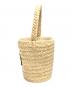 patou (パトゥ) ICONI BUCKET BAG IN RAFFIA ベージュ：35000円