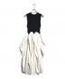 THE TOE (ザ・トゥー) Calla Long Dress ベージュ×ブラック サイズ:S：23000円