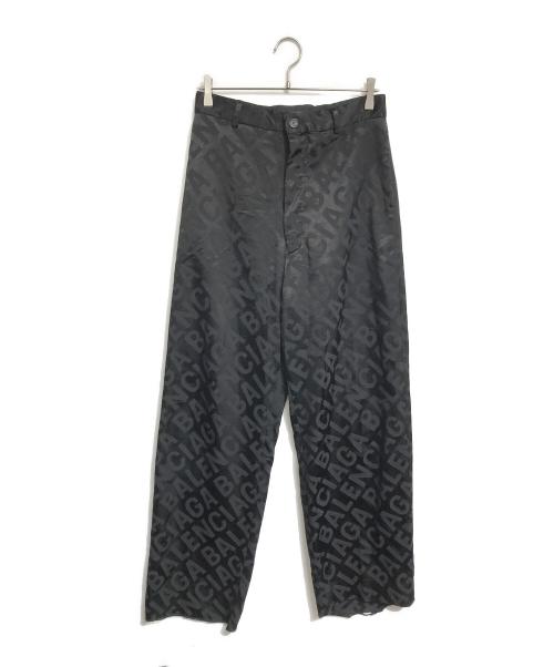 BALENCIAGA（バレンシアガ）BALENCIAGA (バレンシアガ) 総柄パンツ ブラック サイズ:XSの古着・服飾アイテム
