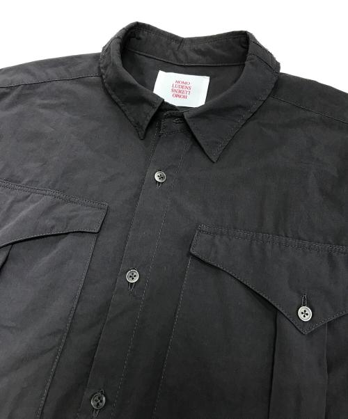 HOMO LUDENS（ホモ・ルーデンス）HOMO LUDENS (ホモ・ルーデンス) ビッグポケットシャツ グレー サイズ:表記なしの古着・服飾アイテム