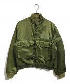 VINTAGE MILITARYヴィンテージ ミリタリー）の古着「U'S NAVY G-8 フライトジャケット」｜グリーン