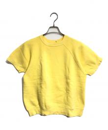 VINTAGE（ヴィンテージ）の古着「ヴィンテージ半袖スウェット」｜イエロー