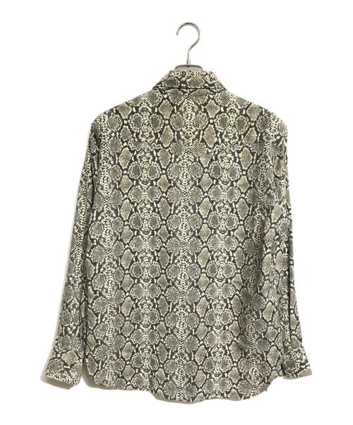 KAPITAL（キャピタル）KAPITAL (キャピタル) パイソン柄ウエスタンシャツ グレー サイズ:2の古着・服飾アイテム