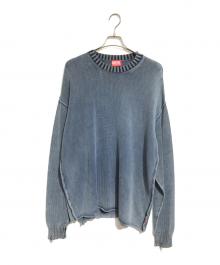 DIESEL（ディーゼル）の古着「コットンニット」｜ネイビー