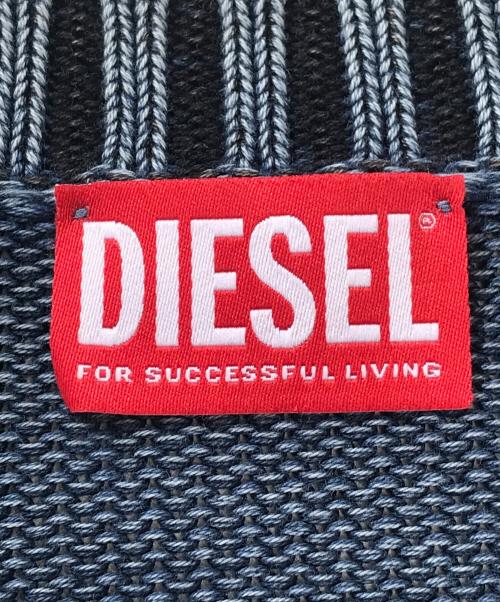 DIESEL（ディーゼル）DIESEL (ディーゼル) コットンニット ネイビー サイズ:Lの古着・服飾アイテム