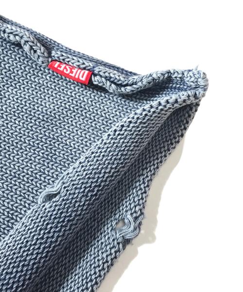 DIESEL（ディーゼル）DIESEL (ディーゼル) コットンニット ネイビー サイズ:Lの古着・服飾アイテム