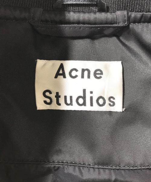 Acne studios（アクネ ストゥディオズ）Acne studios (アクネ ストゥディオズ) ボンバージャケット ブラック サイズ:48の古着・服飾アイテム