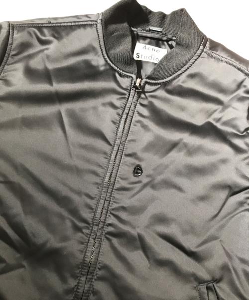 Acne studios（アクネ ストゥディオズ）Acne studios (アクネ ストゥディオズ) ボンバージャケット ブラック サイズ:48の古着・服飾アイテム
