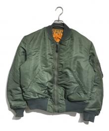 VINTAGE MILITARY（ヴィンテージ ミリタリー）の古着「USAF MA-1ジャケット」｜カーキ