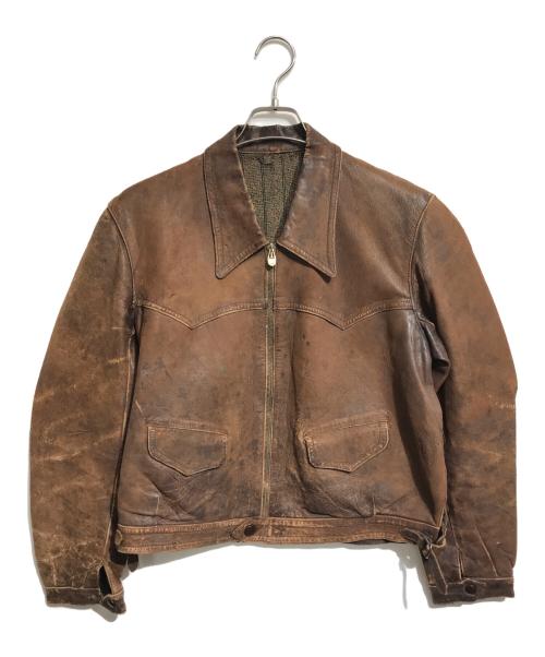 VINTAGE（ヴィンテージ）VINTAGE (ヴィンテージ) ハルトマンジャケット ブラウン サイズ:表記なしの古着・服飾アイテム