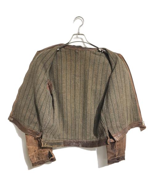 VINTAGE（ヴィンテージ）VINTAGE (ヴィンテージ) ハルトマンジャケット ブラウン サイズ:表記なしの古着・服飾アイテム