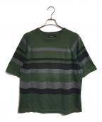 stussyステューシー）の古着「半袖ニット」｜グリーン