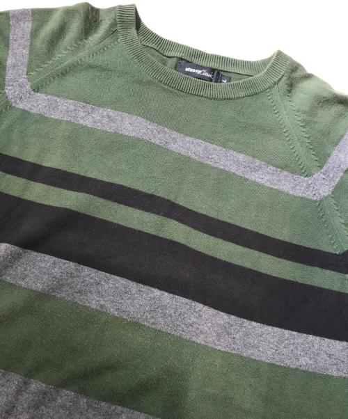stussy（ステューシー）stussy (ステューシー) 半袖ニット グリーン サイズ:Lの古着・服飾アイテム