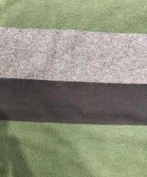 stussy（ステューシー）stussy (ステューシー) 半袖ニット グリーン サイズ:Lの古着・服飾アイテム