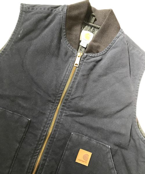 CarHartt（カーハート）CarHartt (カーハート) ダックベスト ネイビー サイズ:Lの古着・服飾アイテム